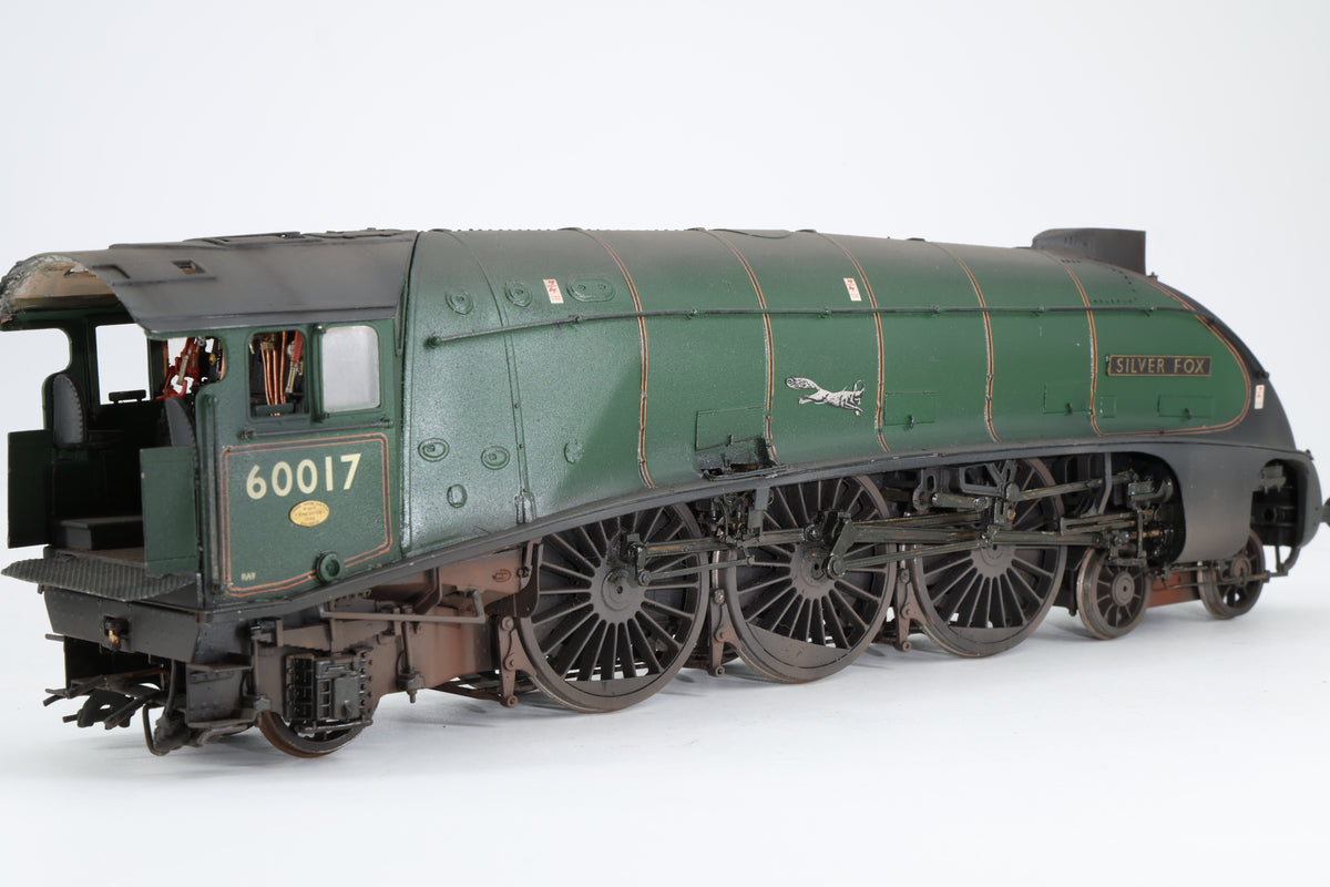 DJH (Kit-Built) Finescale O Gauge ex-LNER Class A4 No. 60017 'Silver Fox' BR Green Late Crest Pro-Weathered