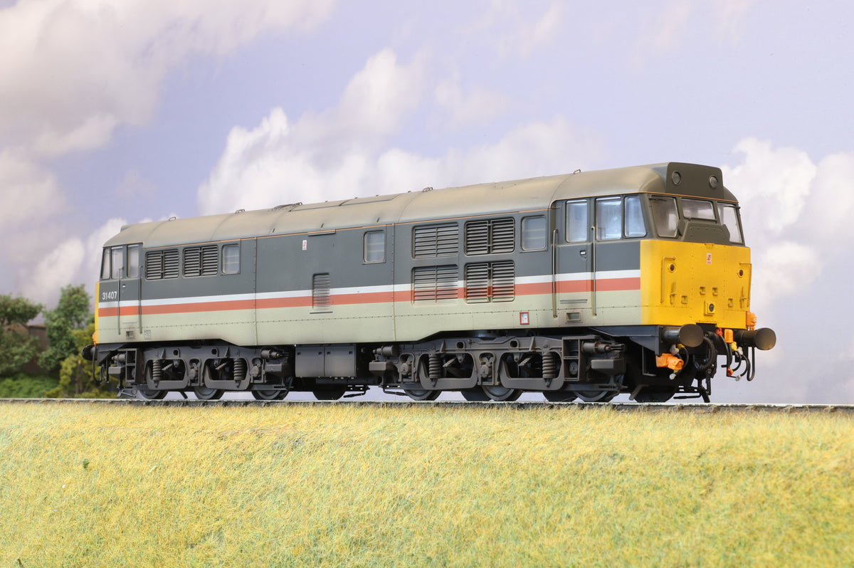 Heljan 3141  Finescale O Gauge Class 31/4 &#39;31407&#39; BR InterCity Mainline, DCC Sound, Weathered