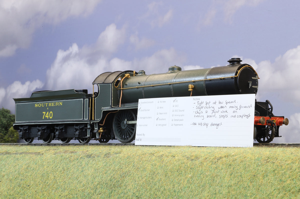Finescale O Gauge Kit Built SR Lined Green King Arthur Class 4-6-0 '740'