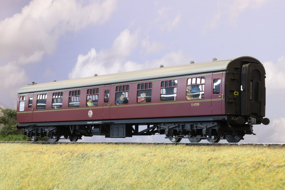 Darstaed Finescale O Gauge MK1 TSO BR Lined Maroon No.E4700