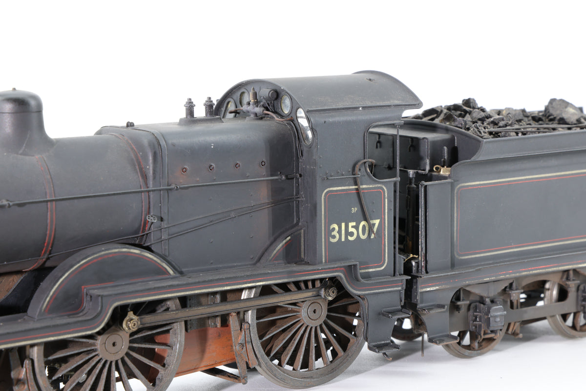 Finescale O Gauge (Kit-Built) ex-SECR Rebuilt E1 No. 31507 BR Black Pro-Weathered