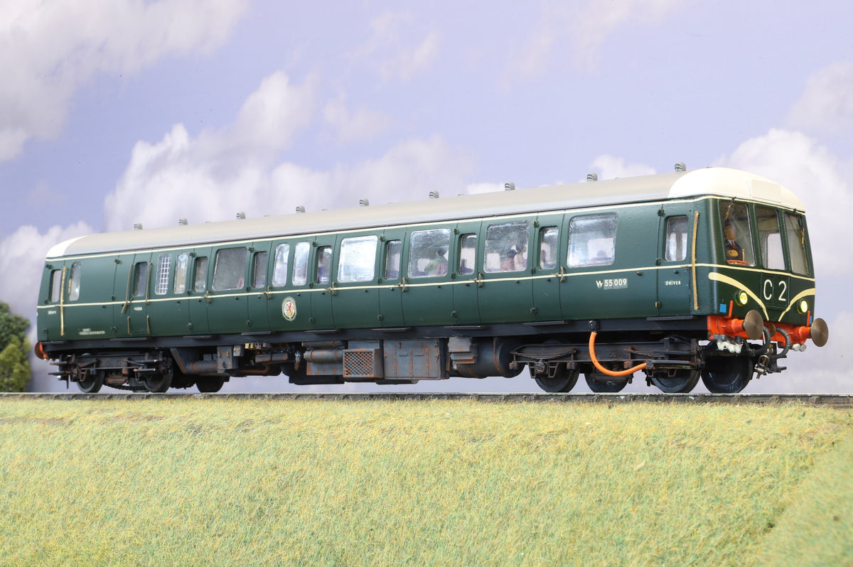 Easybuild Finescale O Gauge (Kit-Built) Class 122 'Bubble Car' No.55009, Weathered & DCC Sound