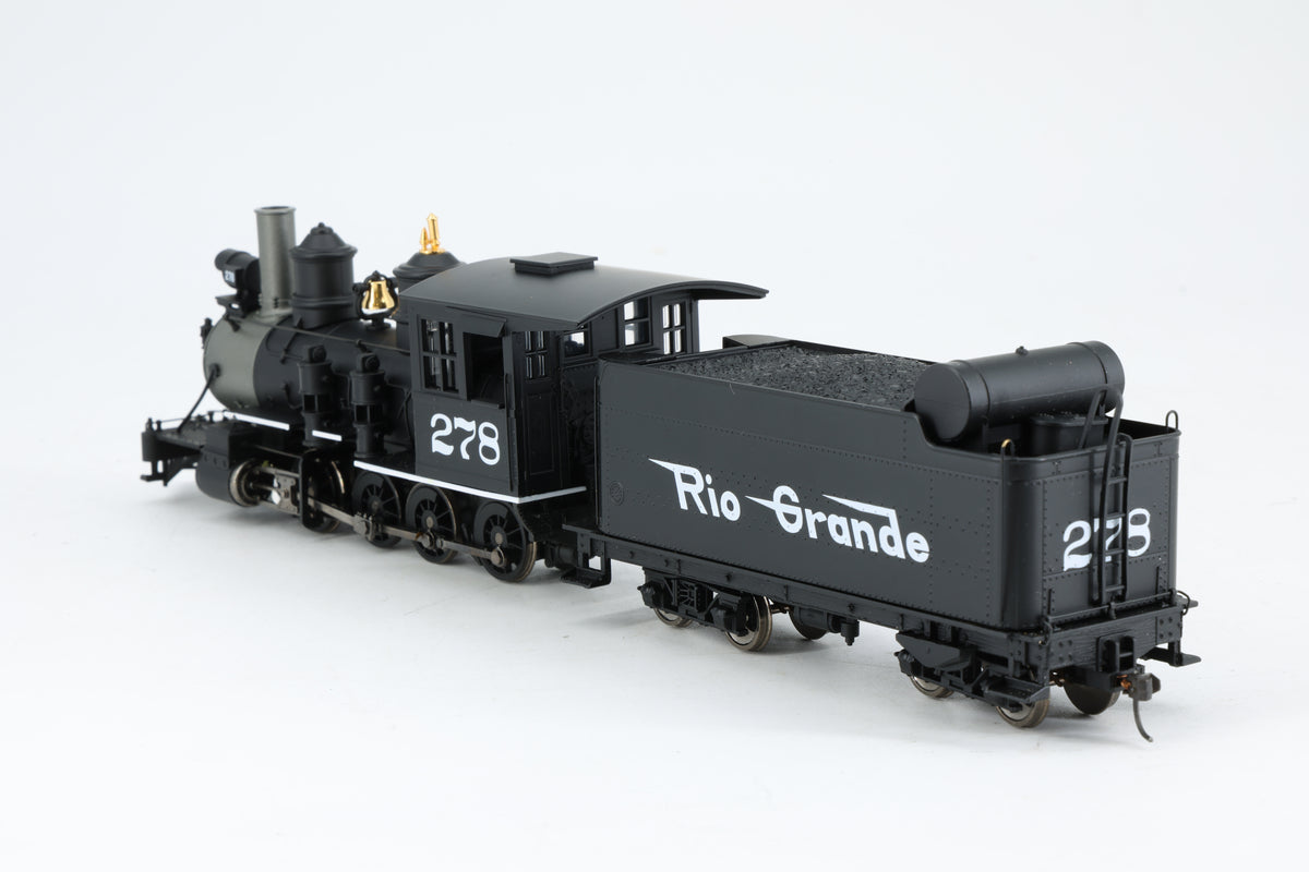 Broadway Limited Imports On30 D&RGW C-16 2-8-0 No. 278 DCC Sound