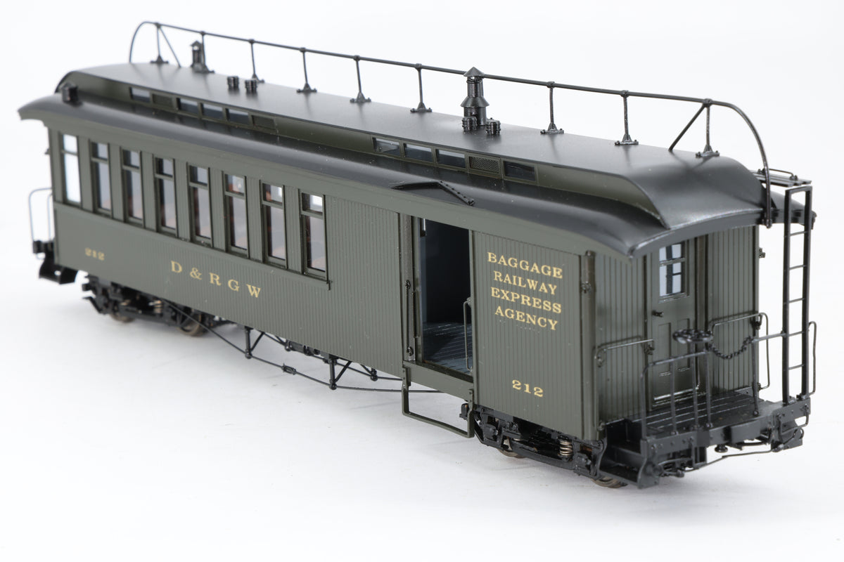 IronHorse Models On3 Brass D&RG Combine Coach