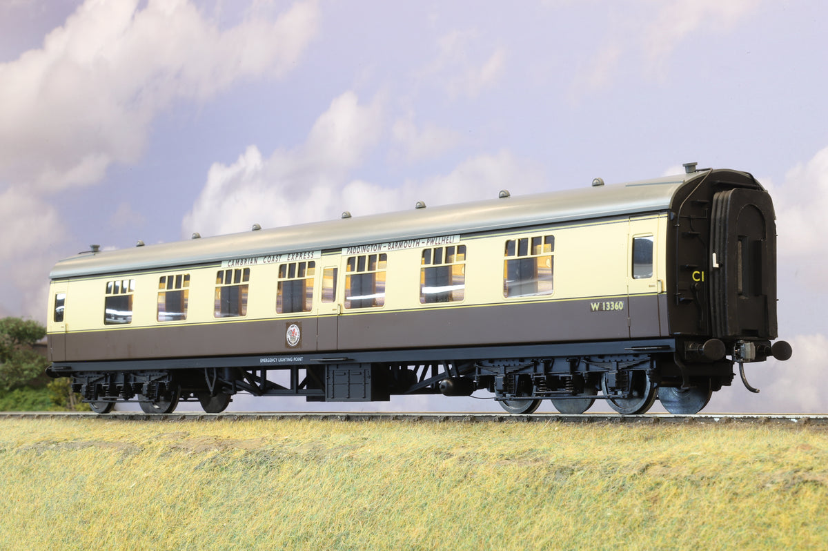 Darstaed Finescale O Gauge MK1 FK Western Region Chocolate & Cream No. W13360