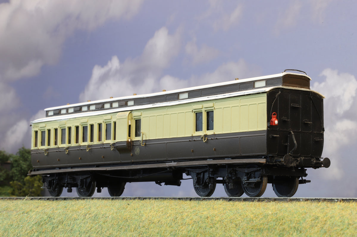 Finescale O Gauge (Kit-Built) GWR Composite Brake Third Clerestory Coach No. 6789