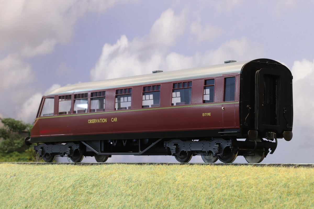 Golden Age Models Finescale O Gauge LNER Observation Car No. E1719E (Maroon)