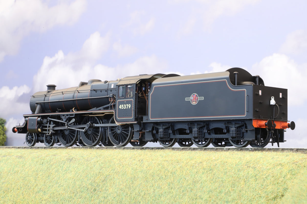 Finescale O Gauge Ellis Clark Trains Black 5 No. 45379, BR Lined Black, Late Crest