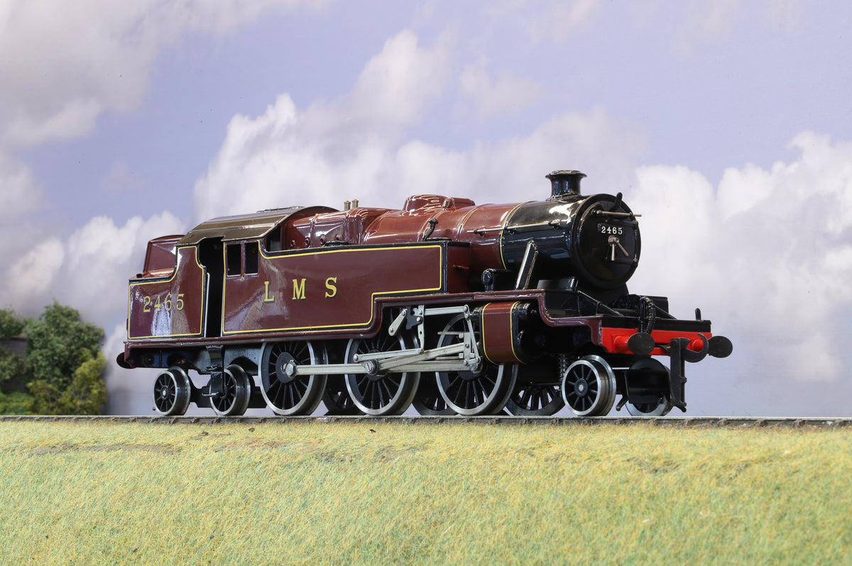 Ace Trains Coarse Scale O Gauge 2-6-4T No. 2465, LMS Lined Maroon, 2 or 3 rail operation