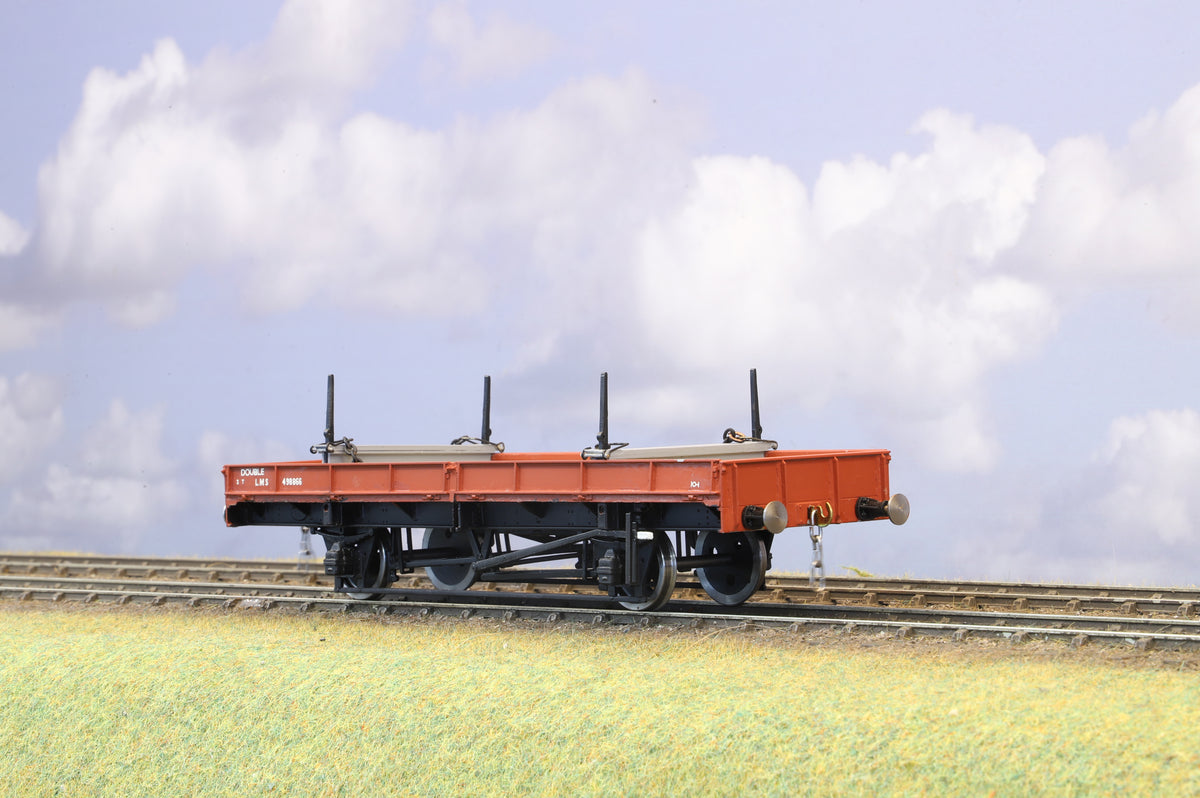 Parkside Finescale O Gauge (Kit-Built) Plate Wagon LMS Bauxite No.498866