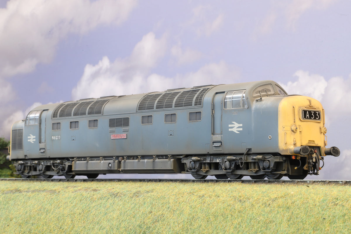 Heljan Finescale O Gauge Class 55 'Deltic' No. 55009 'Alycidon' (Weathered)
