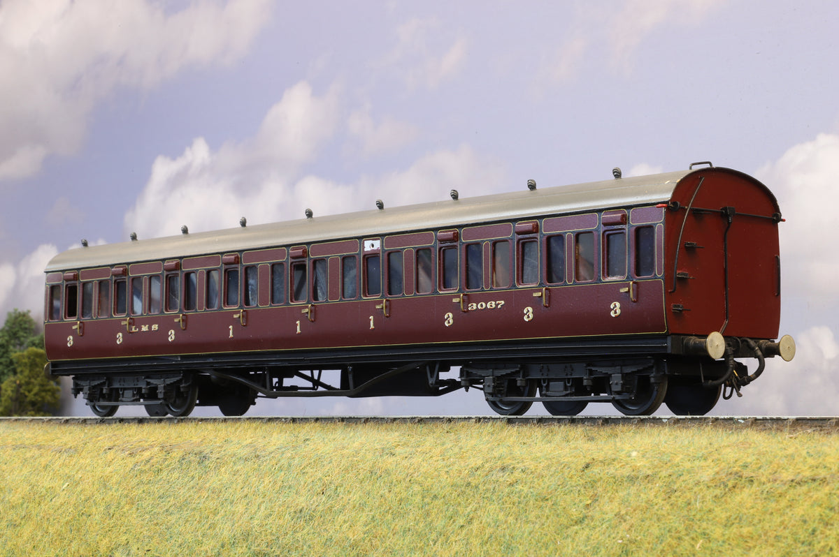 WORKSHOP Finescale O Gauge LMS 57ft Suburban 1st/3rd No. 3067