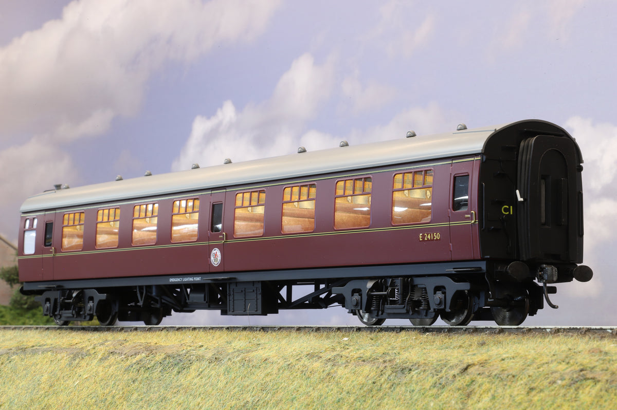 Darstaed Finescale O Gauge MK1 SK BR Lined Maroon No.E24150