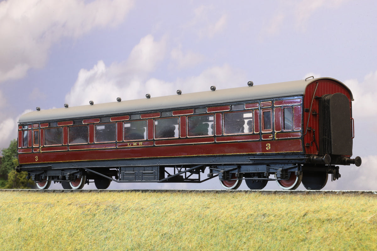Finescale O Gauge (Kit-Built) LMS Third Class Dining Car (Unnumbered)