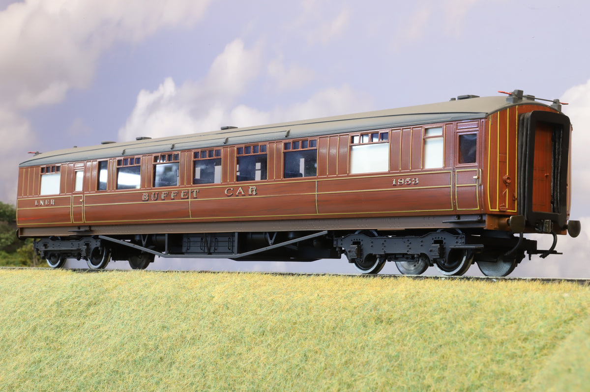 Golden Age Models Finescale O Gauge Gresley LNER Teak Buffet No. 1853 (Grey Roof)