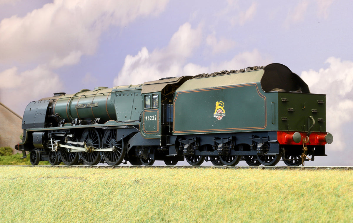 Finescale O Gauge (Kit-Built) ex-LMS Coronation Class No.46232 'Duchess of Montrose' BR Green (Early Crest)