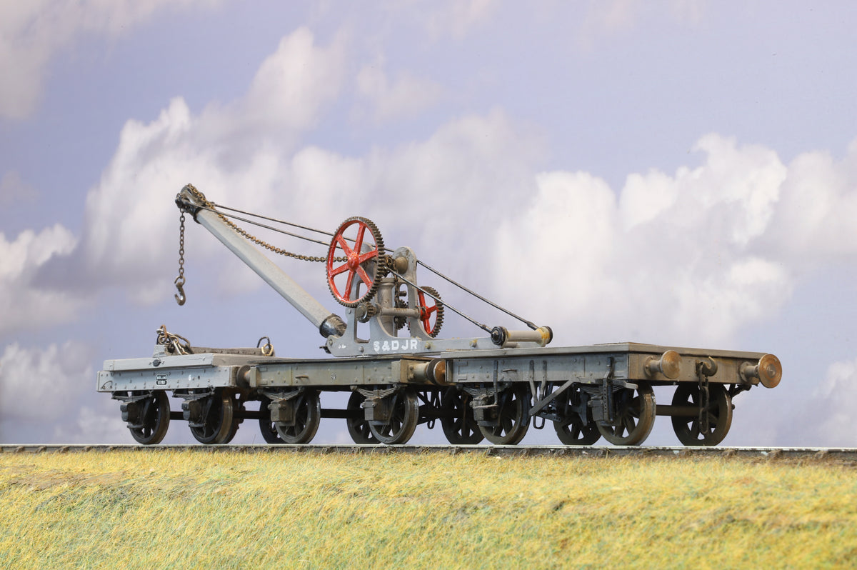 Kit Built Finescale O Gauge SDJR / Midland Crane &amp; Match Trucks