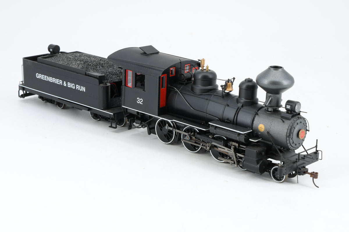 Spectrum/Bachmann On30 'Baldwin' 4-6-0 (Steel Cab) Greenbrier & Big Run Lumber Co. No. 32 DCC Sound