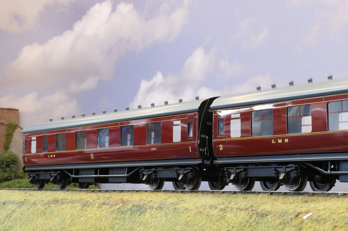 Ace Trains Coarse Scale O Gauge LMS Stanier Three Coach Set (2-/3-Rail)