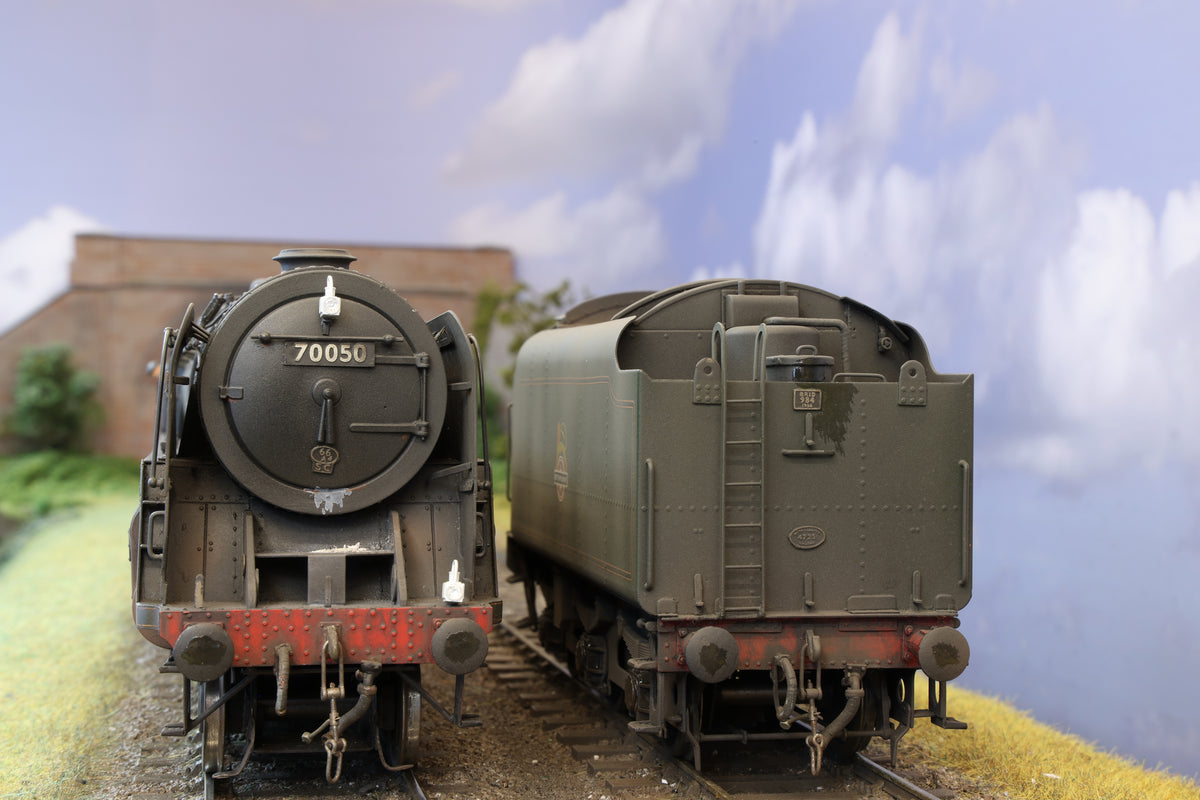 DJH Finescale O Gauge (Kit-Built) BR Britannia Class 70050 'Firth of Clyde' BR Green Early Crest, Pro-Weathered