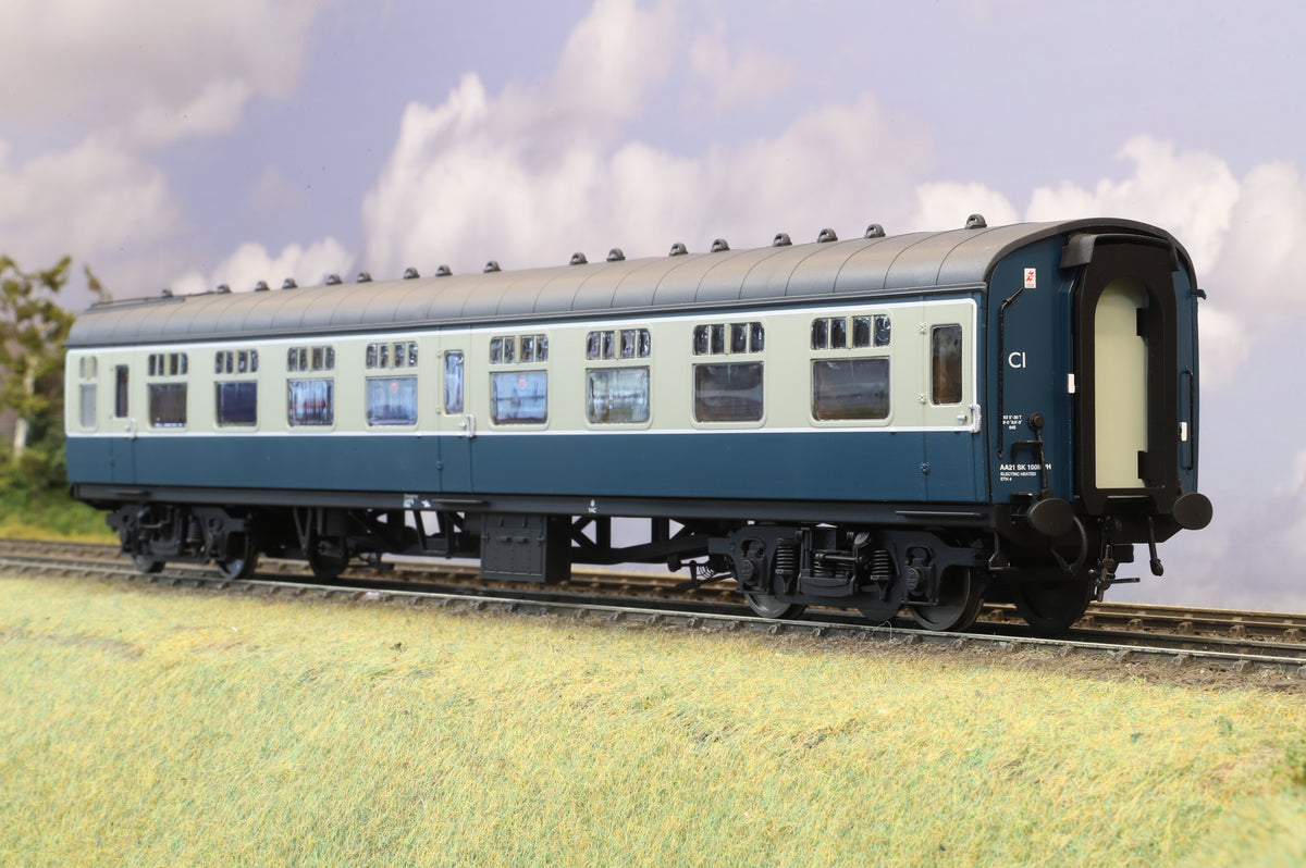 Heljan Finescale O Gauge MK1 Second Corridor (SK) Blue/Grey (Unnumbered)