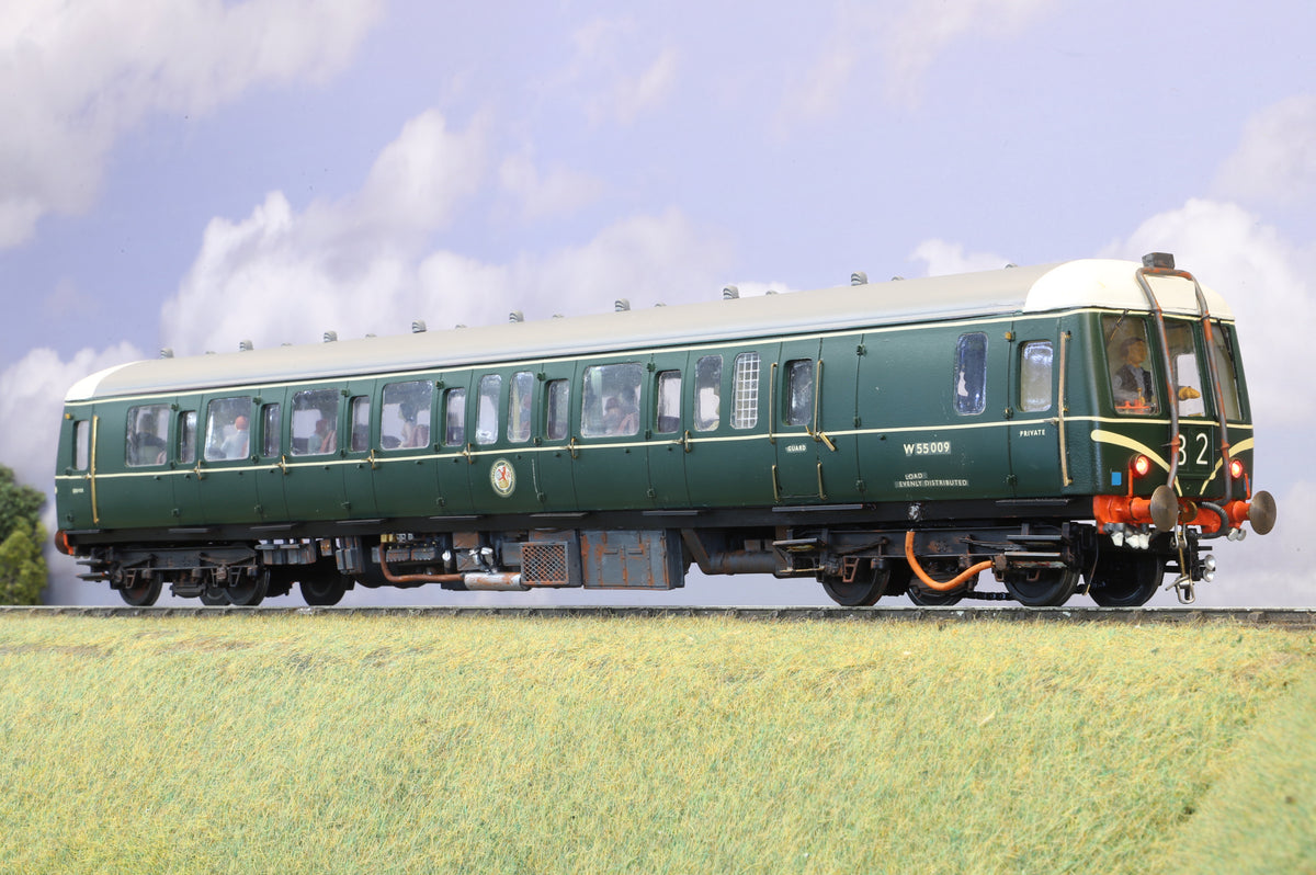 Easybuild Finescale O Gauge (Kit-Built) Class 122 'Bubble Car' No.55009, Weathered & DCC Sound