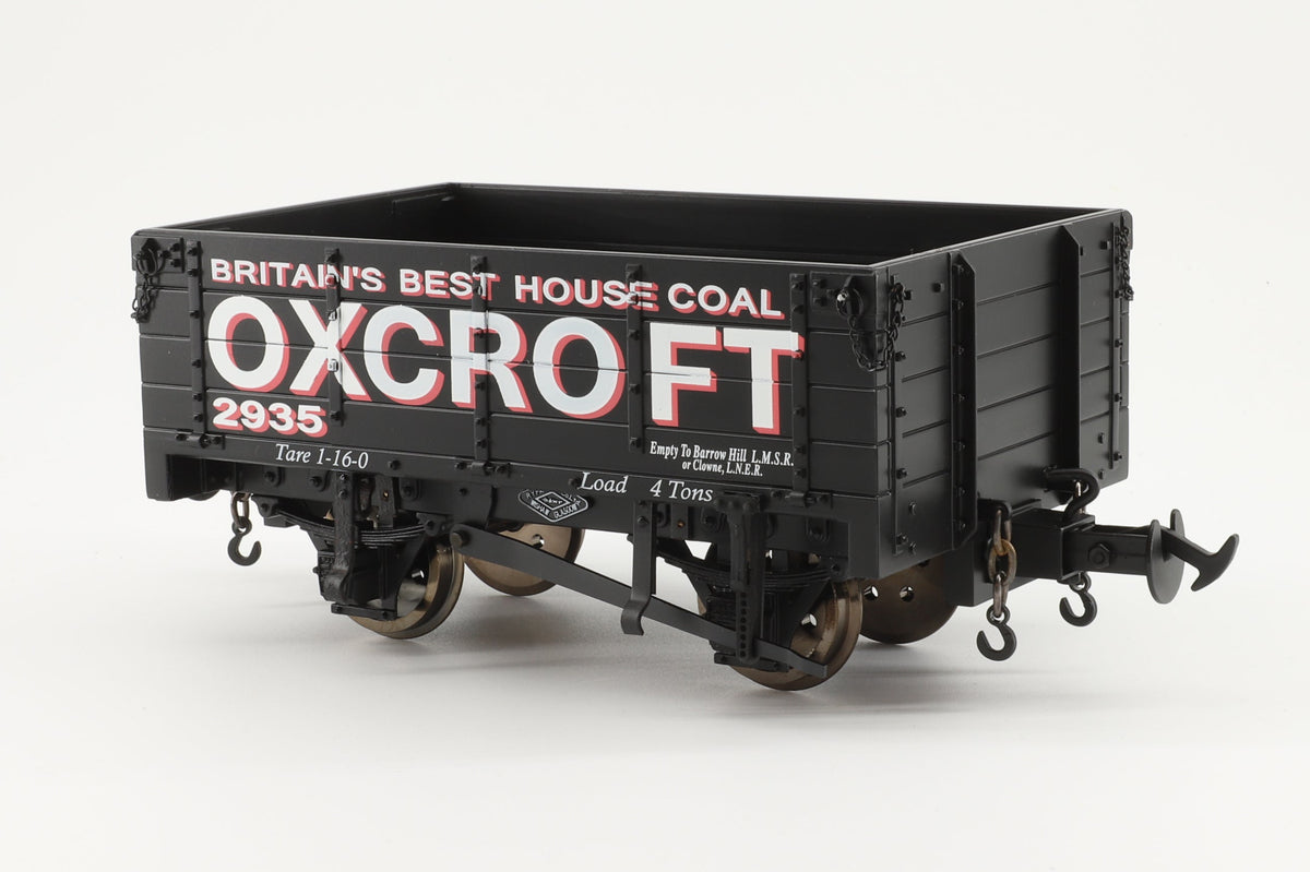 BMS/Accucraft 16mm Scale (45mm Gauge) Oxcroft Coal Open Wagon R19-3J #2935