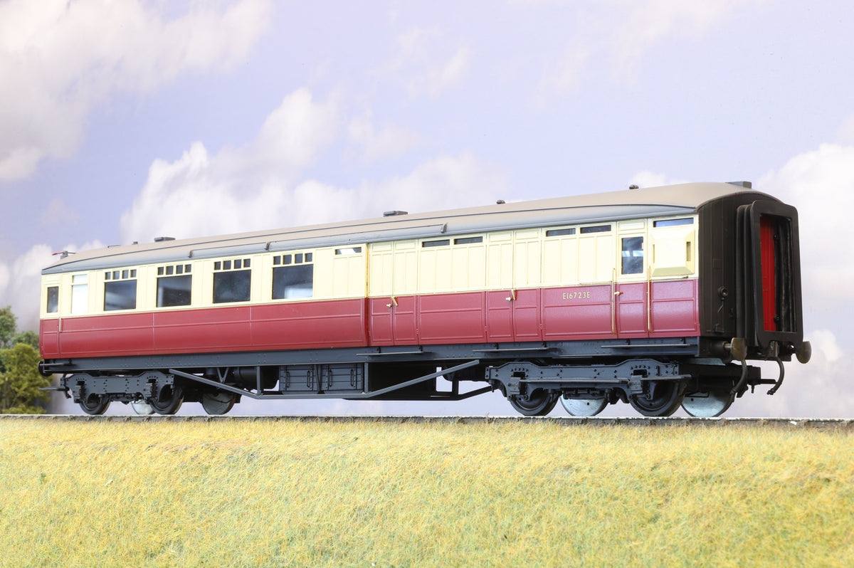 Golden Age Models Finescale O Gauge Gresley Brake Corridor Third BR Crimson &amp; Cream