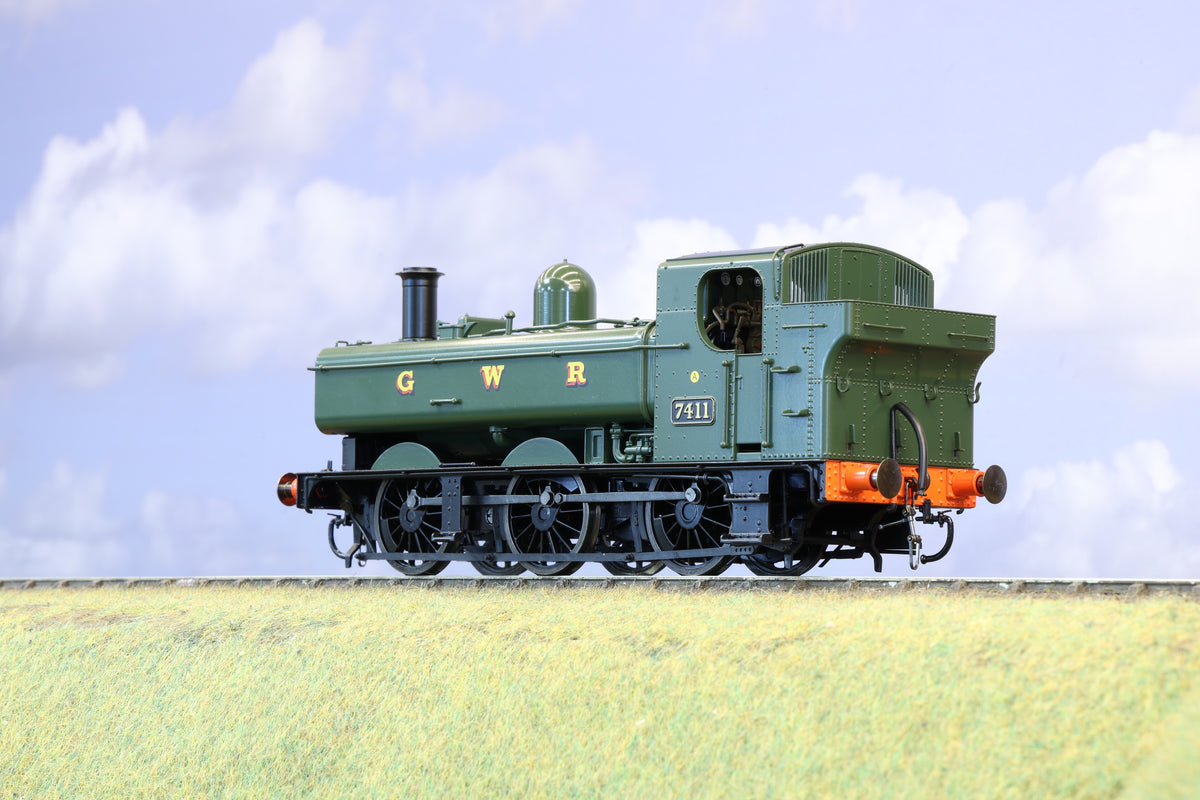Dapol Finescale O Gauge Class 74xx Pannier GWR Green No.7411