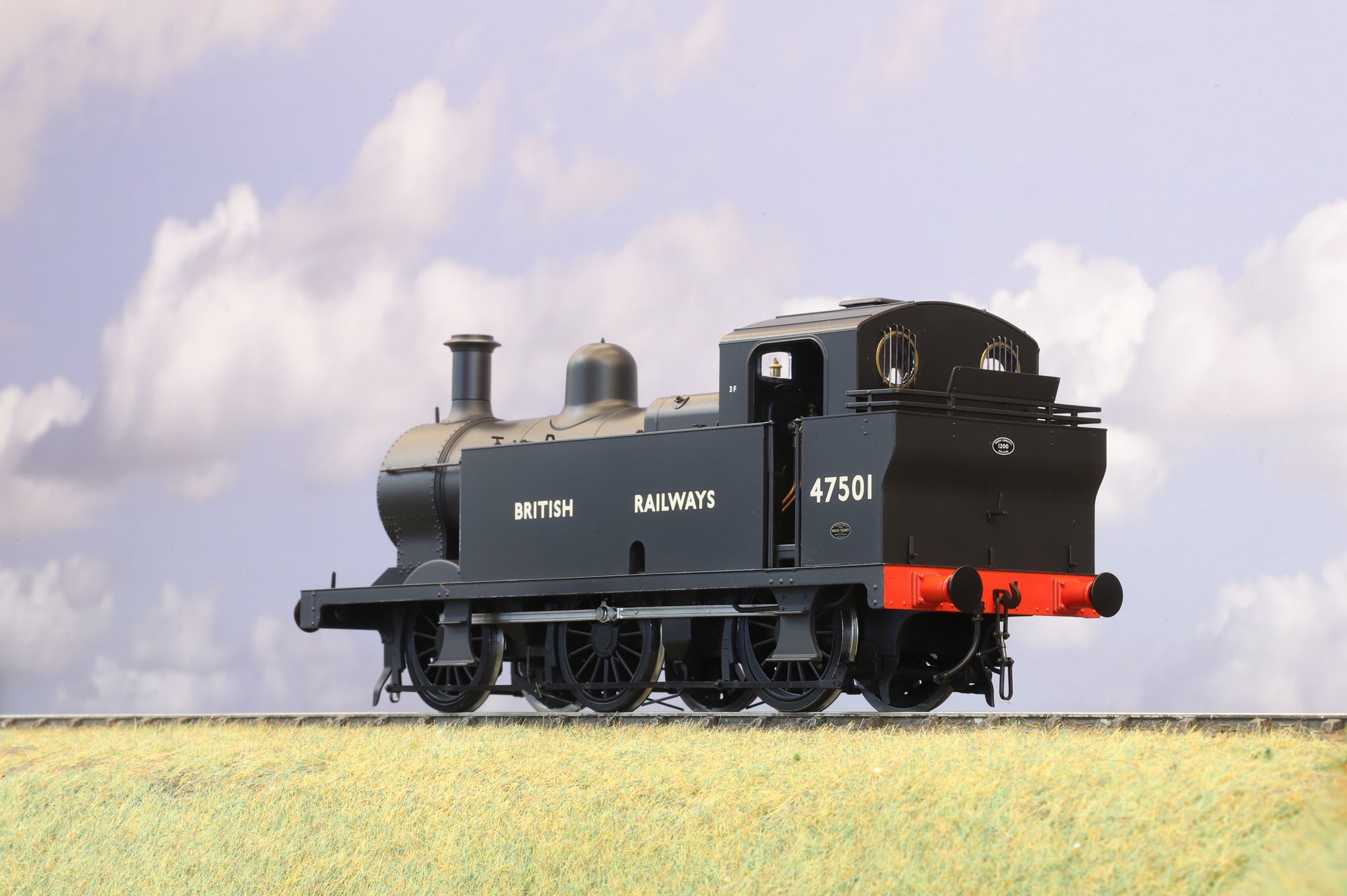 Dapol Finescale O Gauge Class 3F 'Jinty' No. 47501, BR Black Early Let ...