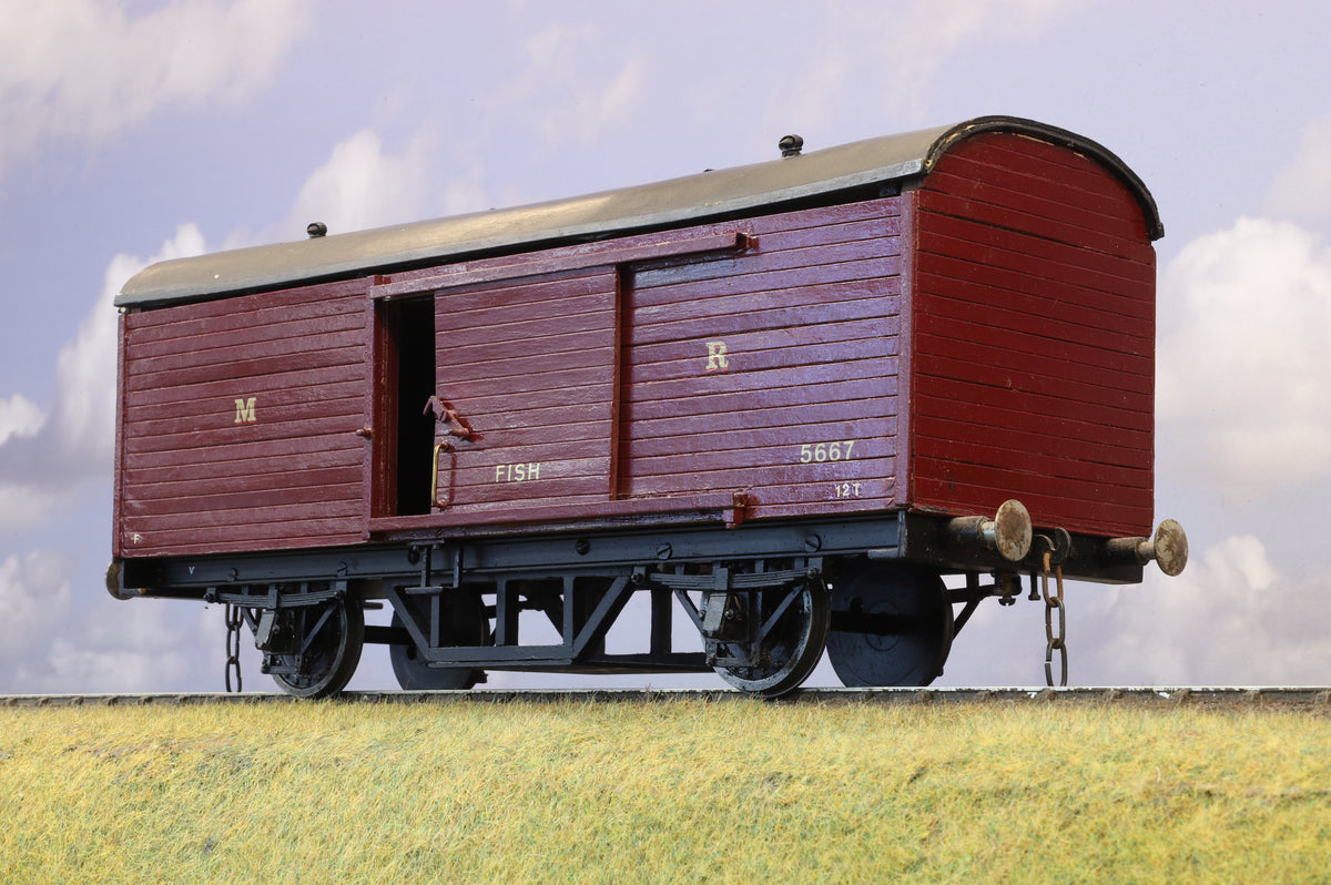 Gauge 1 (10mm) Kit-Built Midland Railway Fish Van