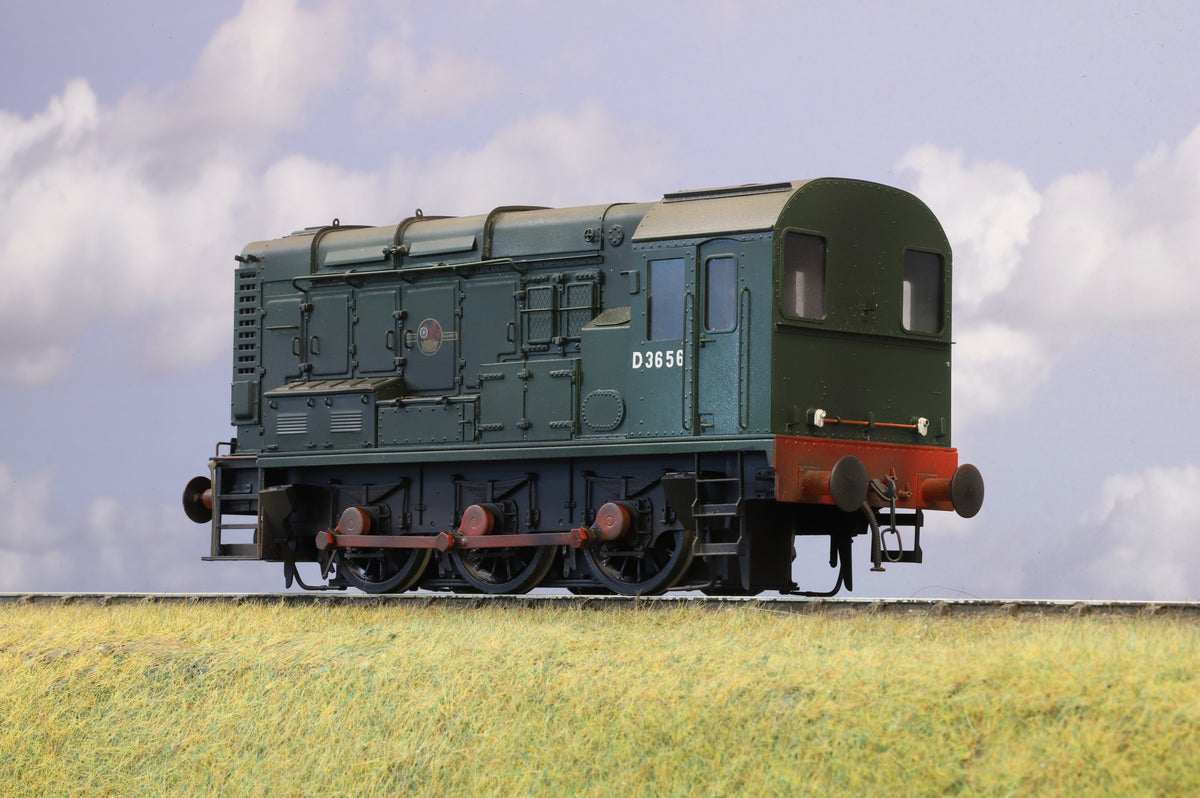 Bachmann Brassworks Finescale O Gauge Class 08 Shunter D3656, BR Green
