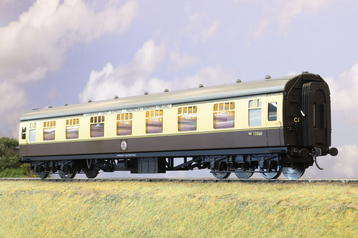 Darstaed Finescale O Gauge MK1 FK Western Region Chocolate & Cream No. W13360