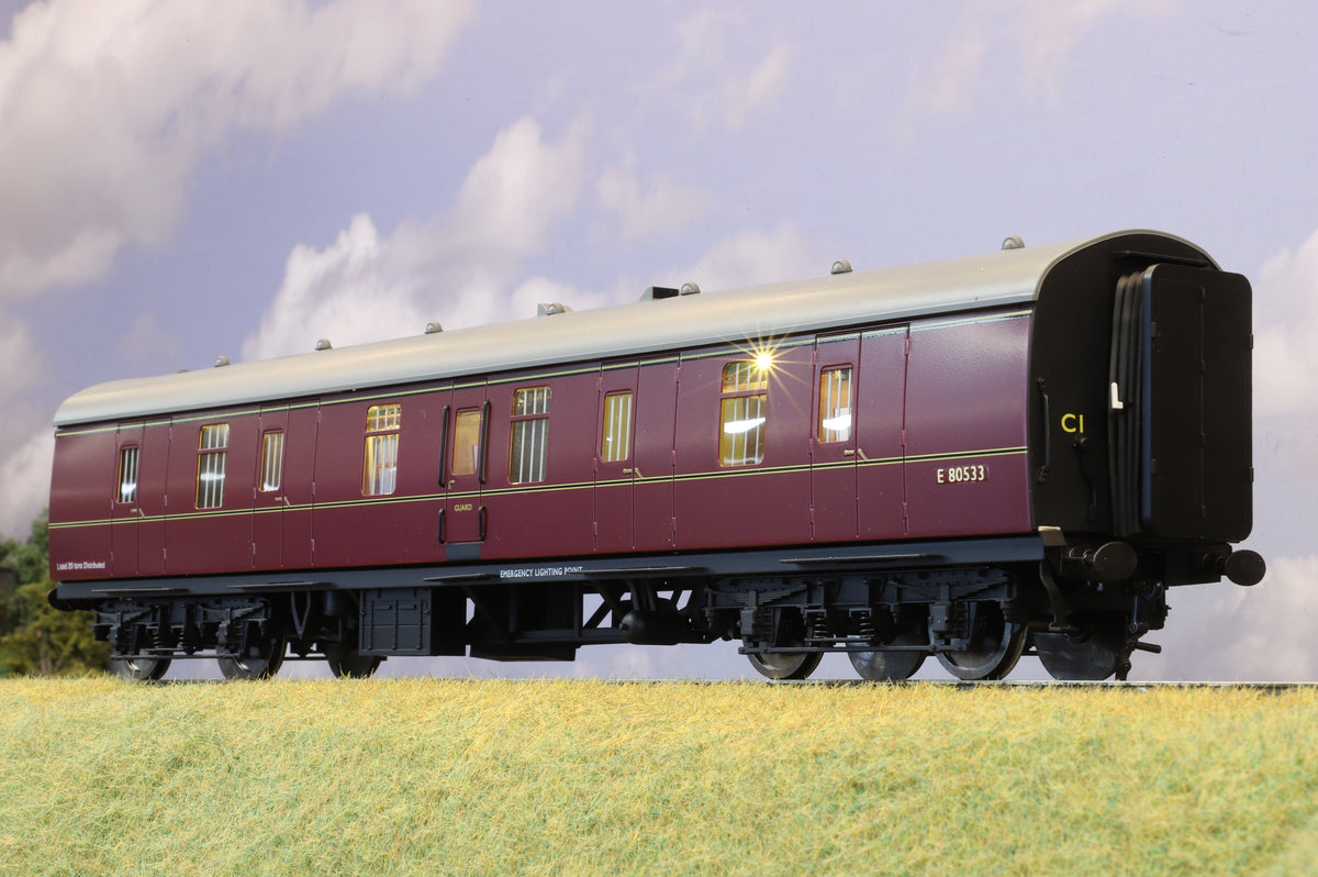 Darstaed Finescale O Gauge MK1 BG BR Lined Maroon No.E80533