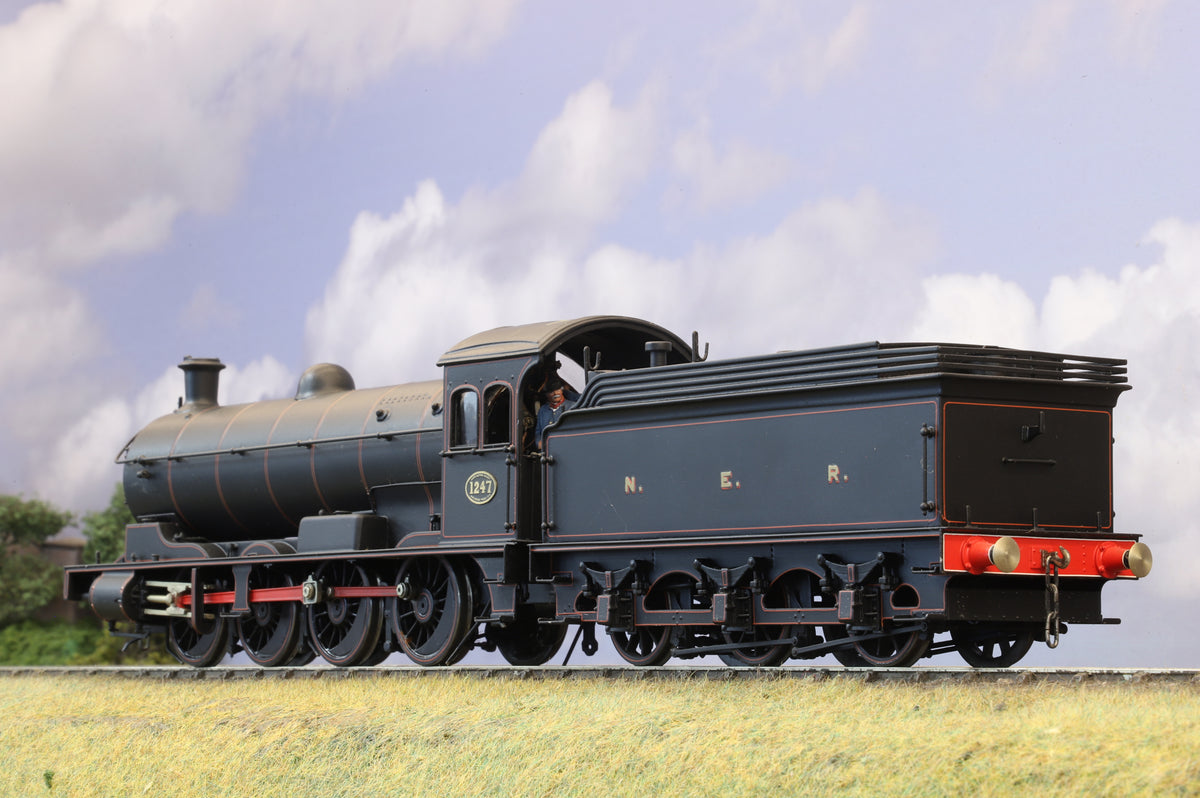 DJH (Factory-Built) Finescale O Gauge Class T2 0-8-0 No. 1247 NER Lined Black
