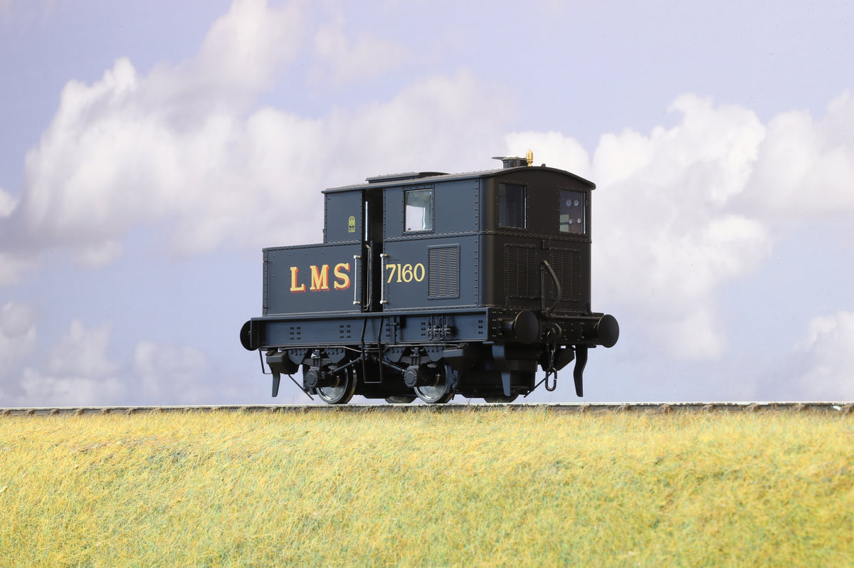 Dapol Finescale O Gauge Sentinel Steam Shunter No. 7160 LMS Black