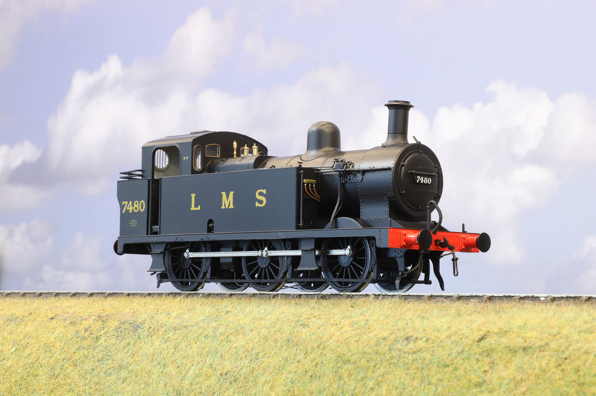 Dapol Finescale O Gauge Fowler Class 3F &#39;Jinty&#39; No.7480 LMS Black