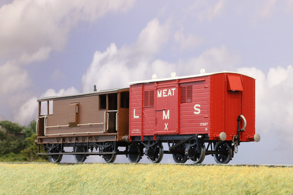 Finescale O Gauge (Kit-Built) LMS Meat Van/Brake Van
