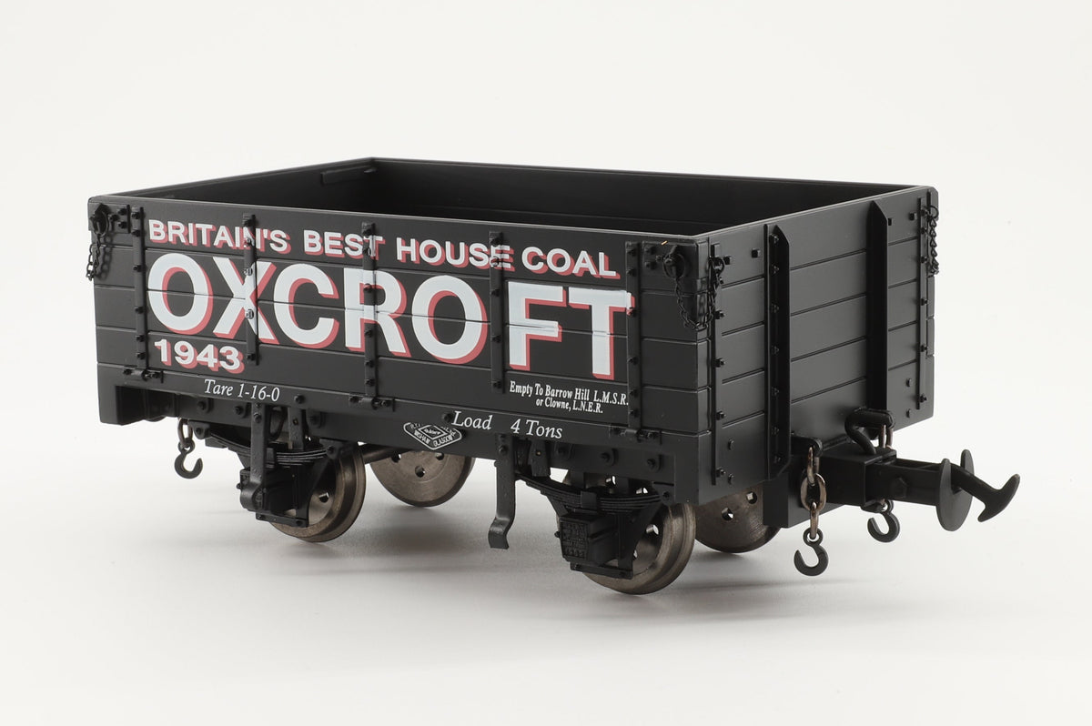 BMS/Accucraft 16mm Scale (45mm Gauge) Oxcroft Coal Open Wagon R19-3J #1943