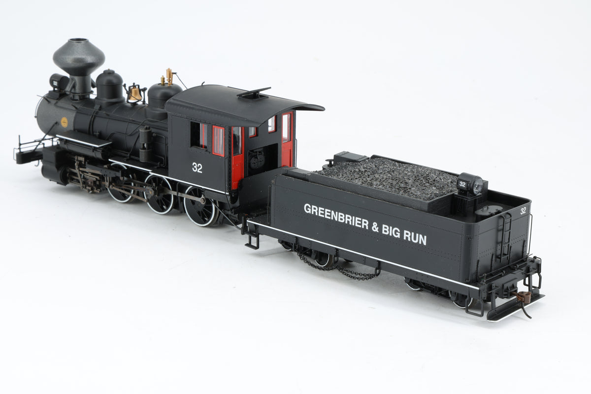 Spectrum/Bachmann On30 'Baldwin' 4-6-0 (Steel Cab) Greenbrier & Big Run Lumber Co. No. 32 DCC Sound