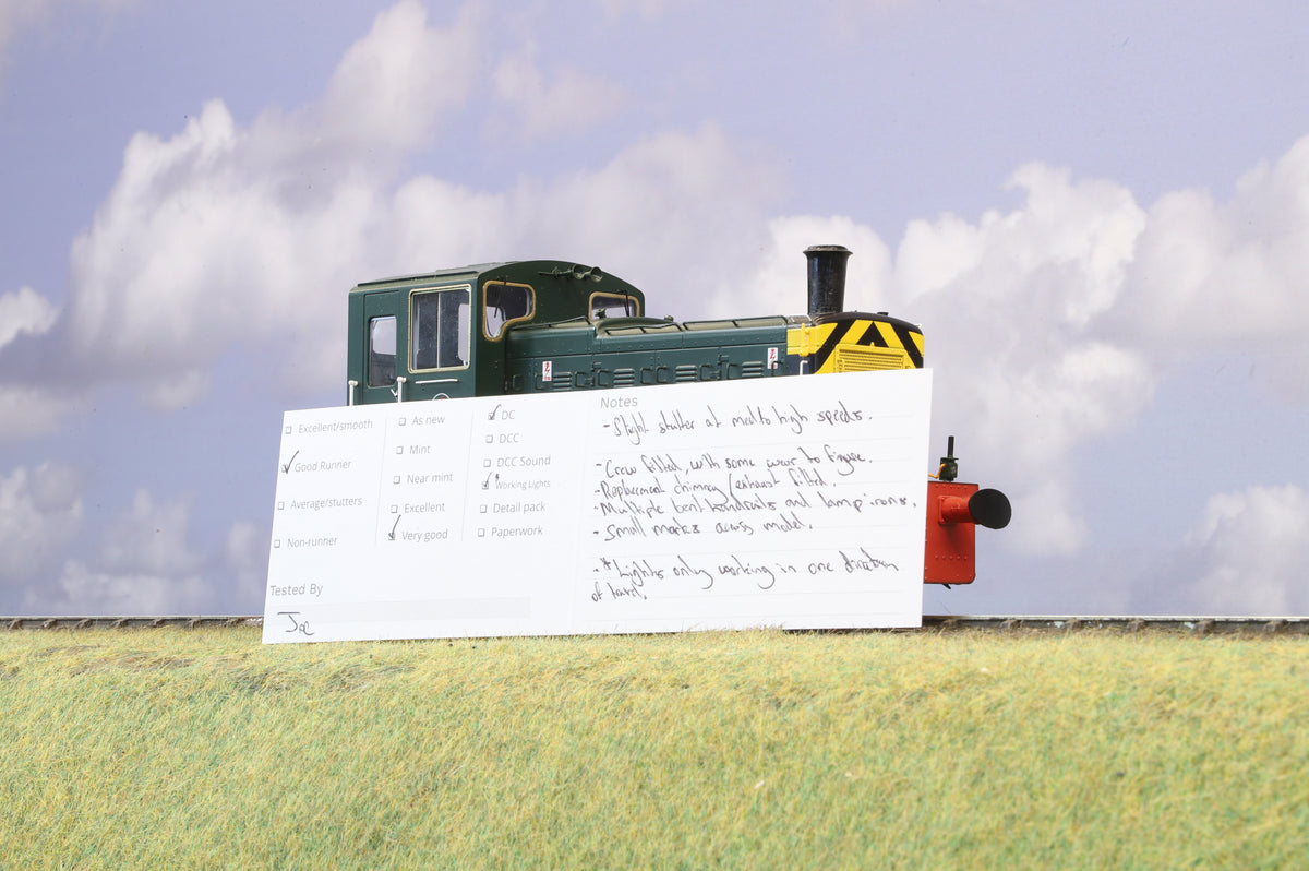 Heljan Finescale O Gauge 2055 Class 03 D2033, BR Green w/ Wasp Stripes