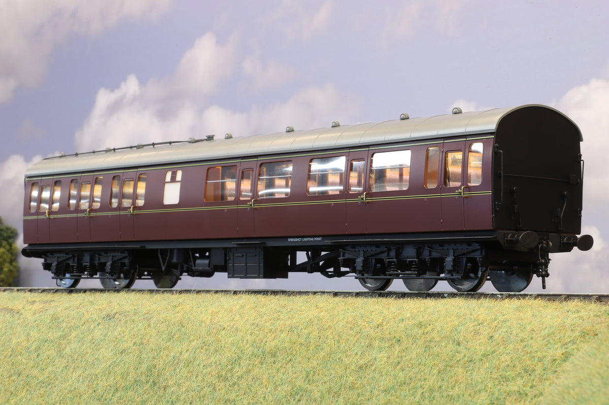 Darstaed Finescale O Gauge Mk1 Suburban CL, BR Lined Maroon, Unnumbered