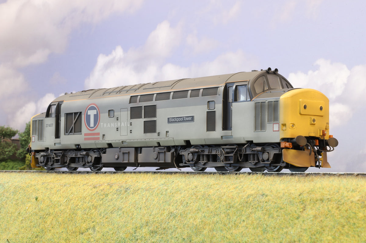 Heljan Finescale O Gauge Class 37 No.37407 &#39;Blackpool Tower&#39;, Weathered &amp; DCC Sound