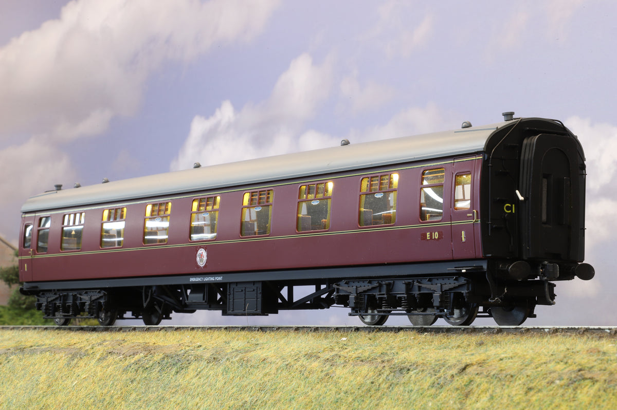 Darstaed Finescale O Gauge MK1 FK BR Lined Maroon No.E10