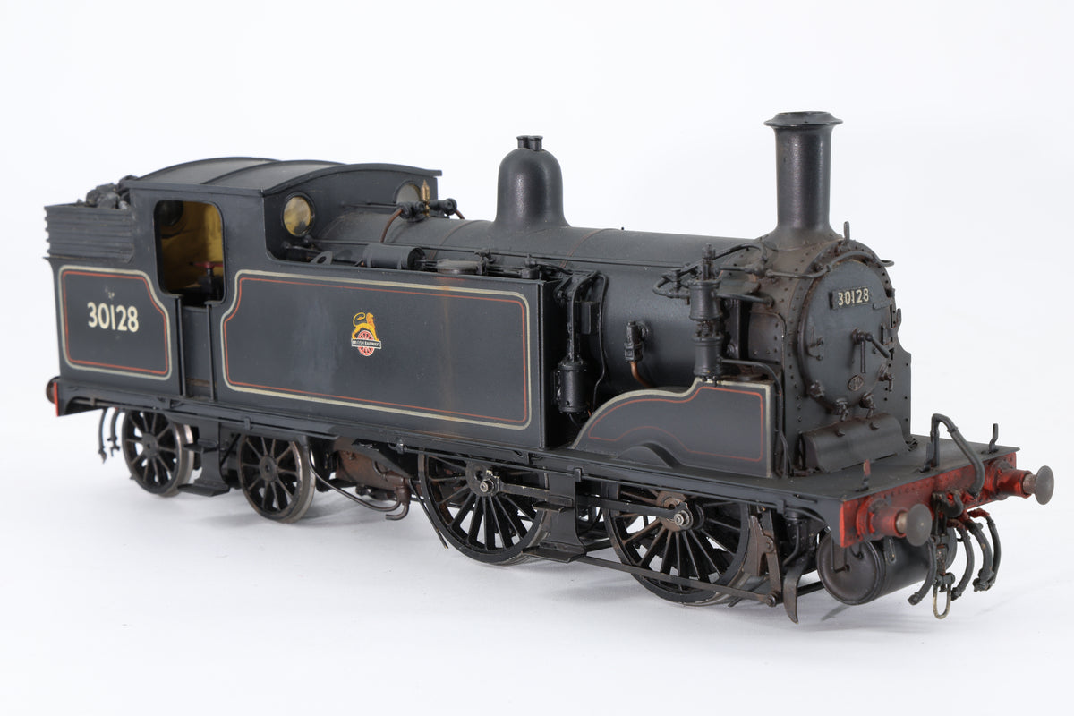 Finescale O Gauge (Kit-Built) ex-LSWR M7 (Push-Pull Fitted) No. 30128 BR Black Pro-Weathered