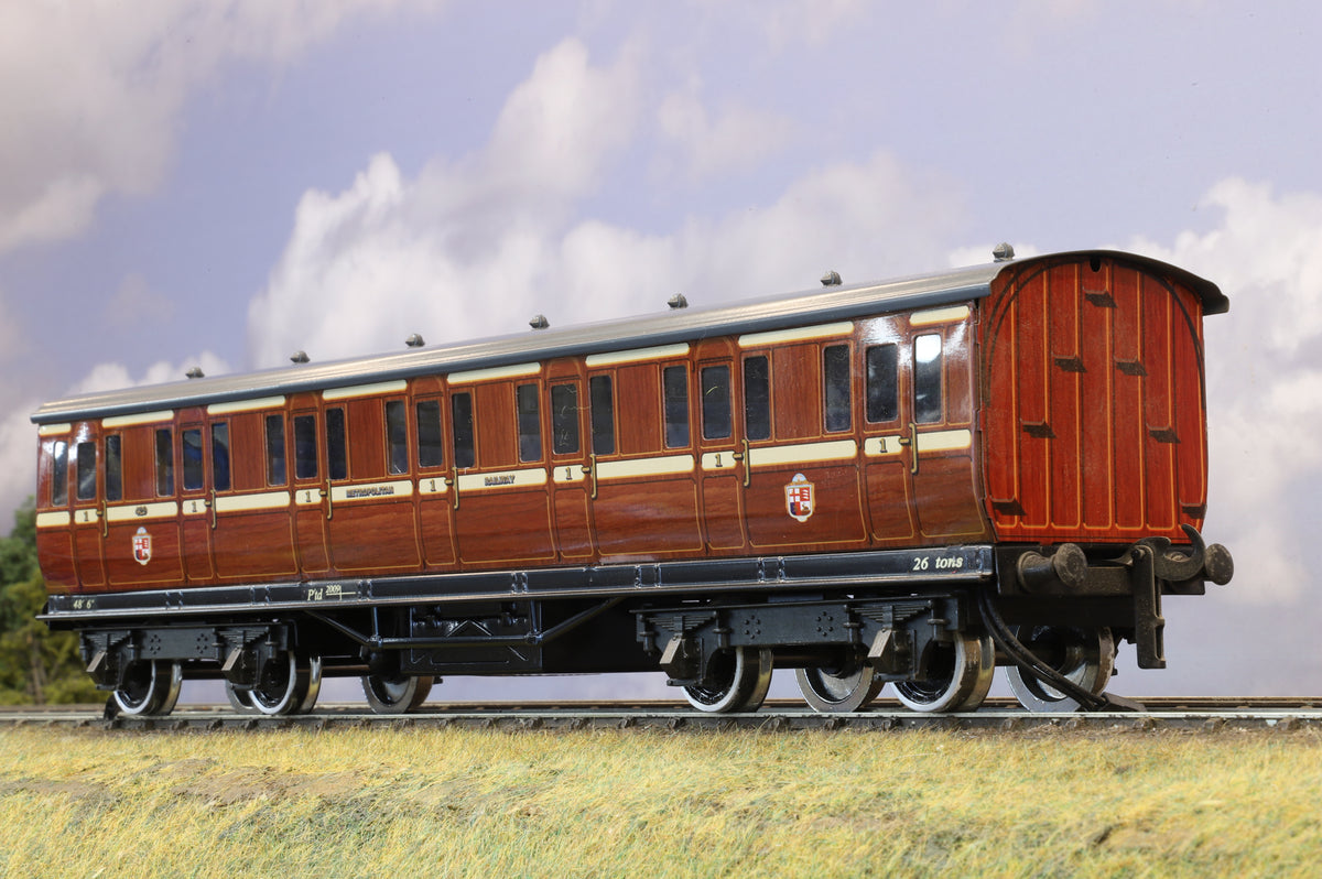 Darstaed Coarse Scale O Gauge Metropolitan 1st Non-Corridor Coach (No Pick-Ups)