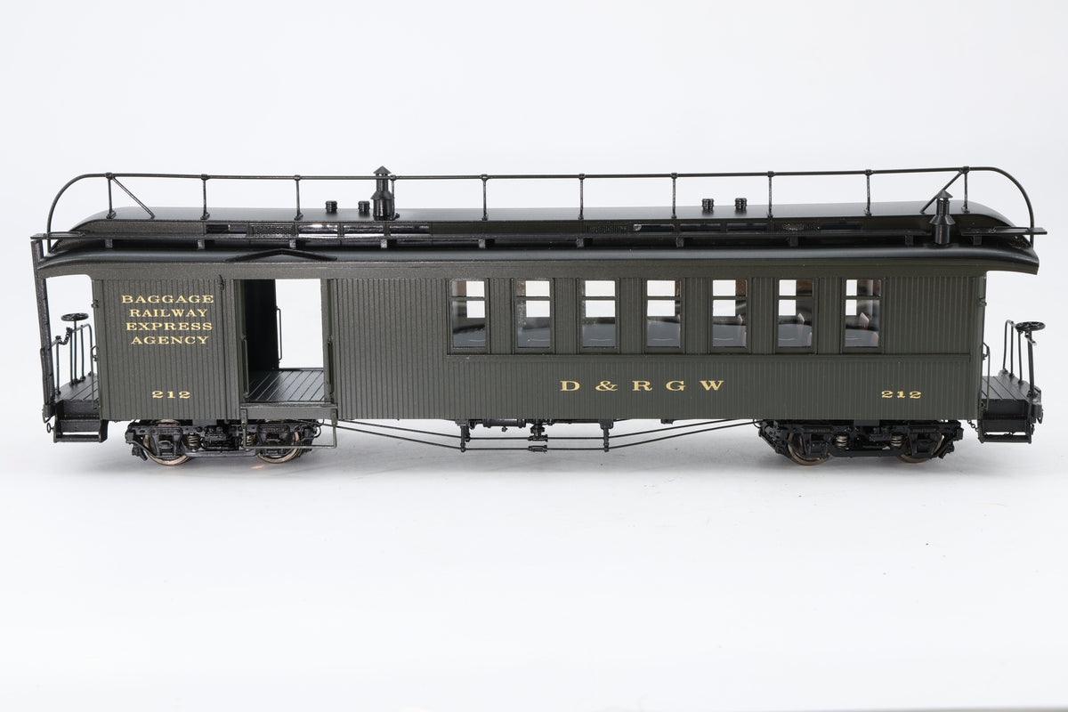 IronHorse Models On3 Brass D&RG Combine Coach