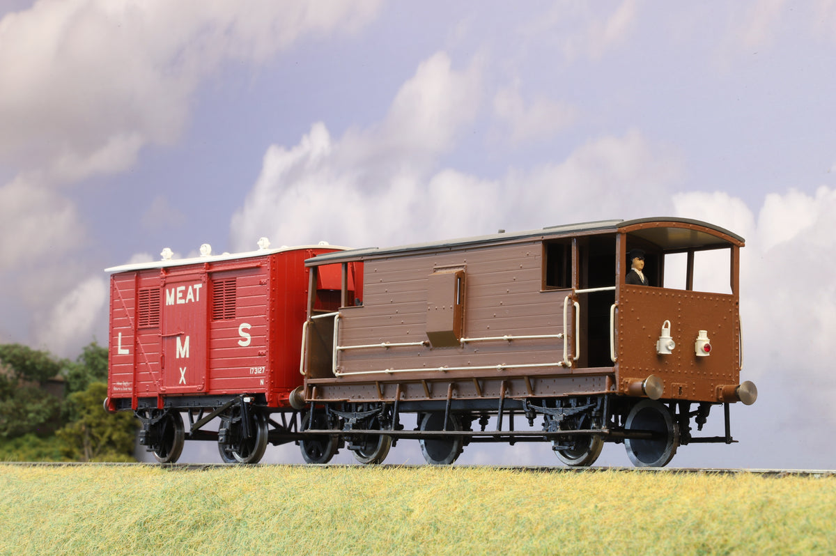 Finescale O Gauge (Kit-Built) LMS Meat Van/Brake Van