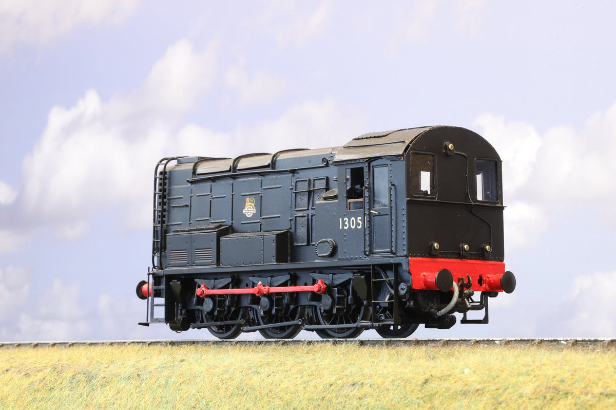 Kit-built Finescale O Gauge Class 08 Shunter No.13051, BR Black