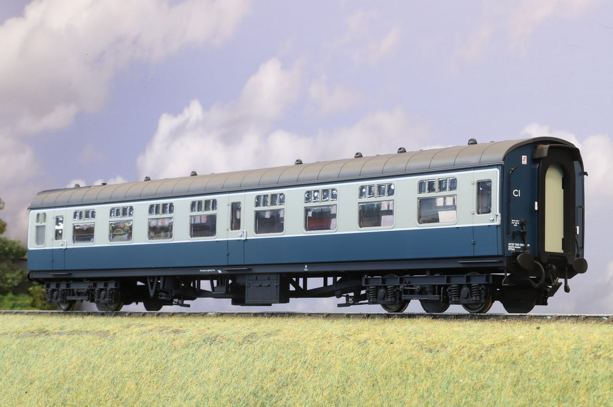 Heljan Finescale O Gauge MK1 TSO (B4 Bogies) BR Blue/Grey (Unnumbered)